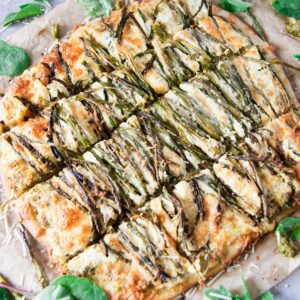 pistachio pesto pizza featured image