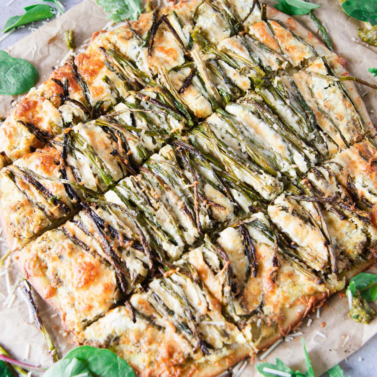 pistachio pesto pizza featured image