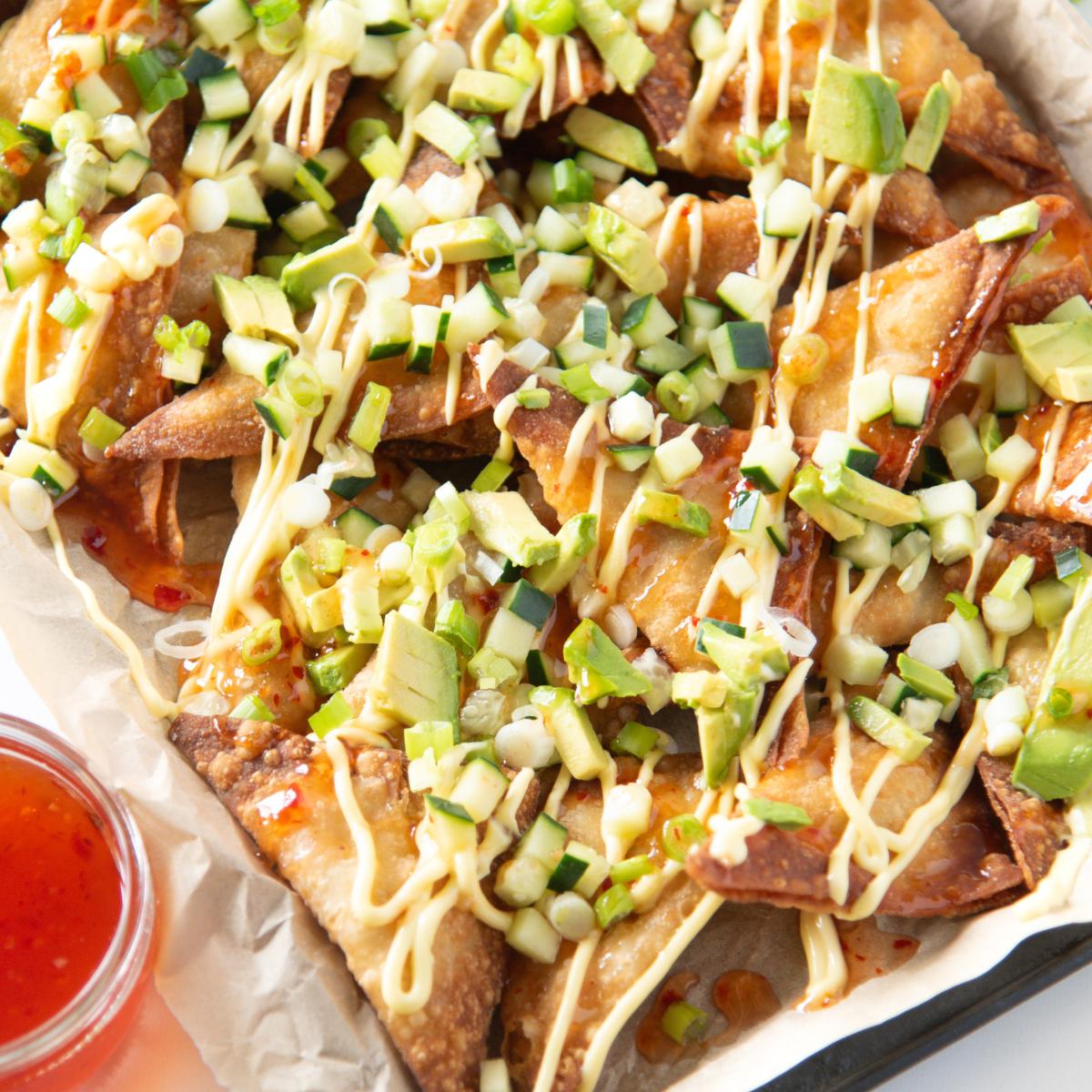 crab rangoon nachos featured image