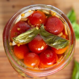 pickled cherry tomatoes featured image