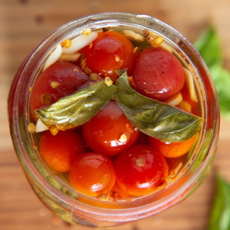 pickled cherry tomatoes featured image