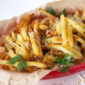 garlic parmesan fries featured image