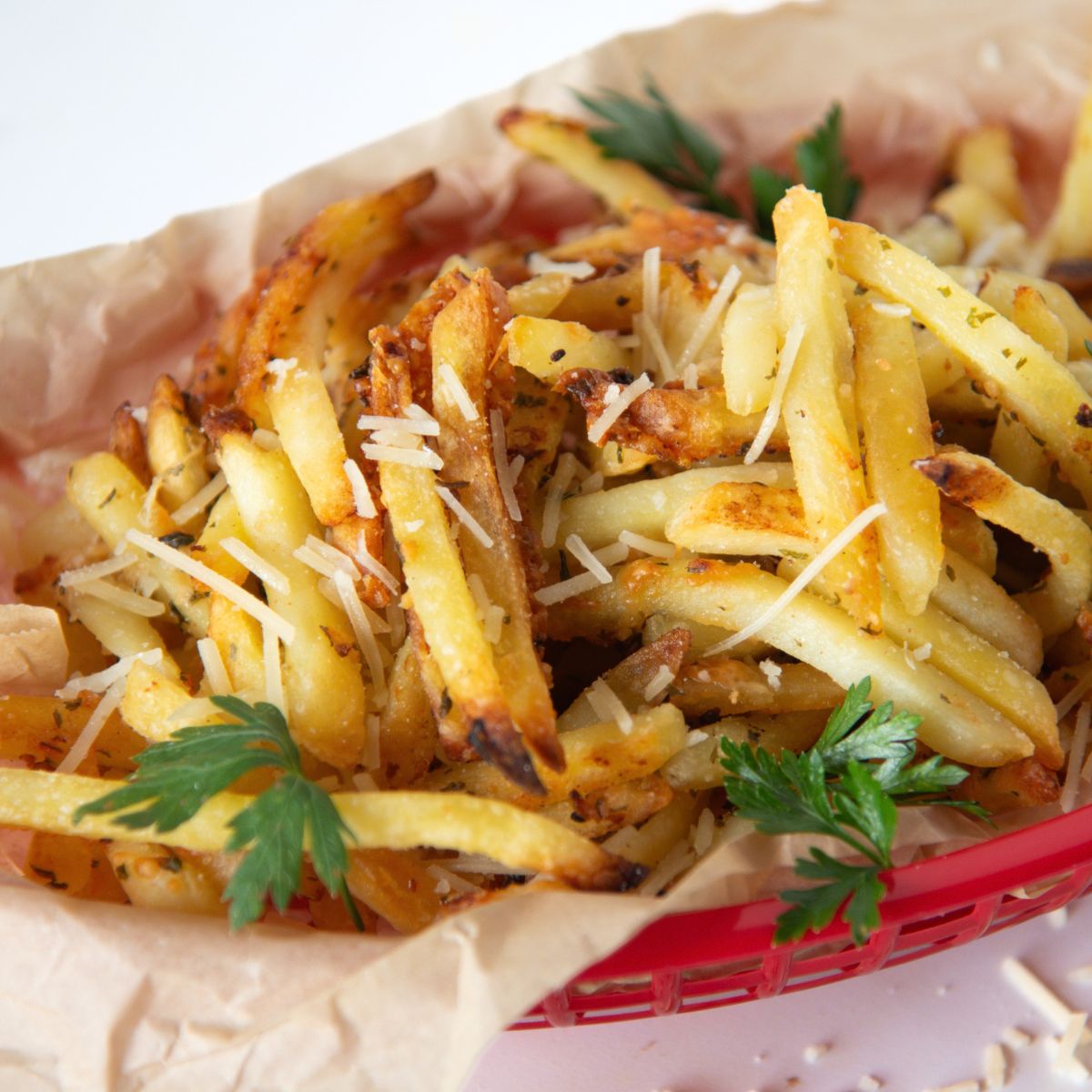 garlic parmesan fries featured image